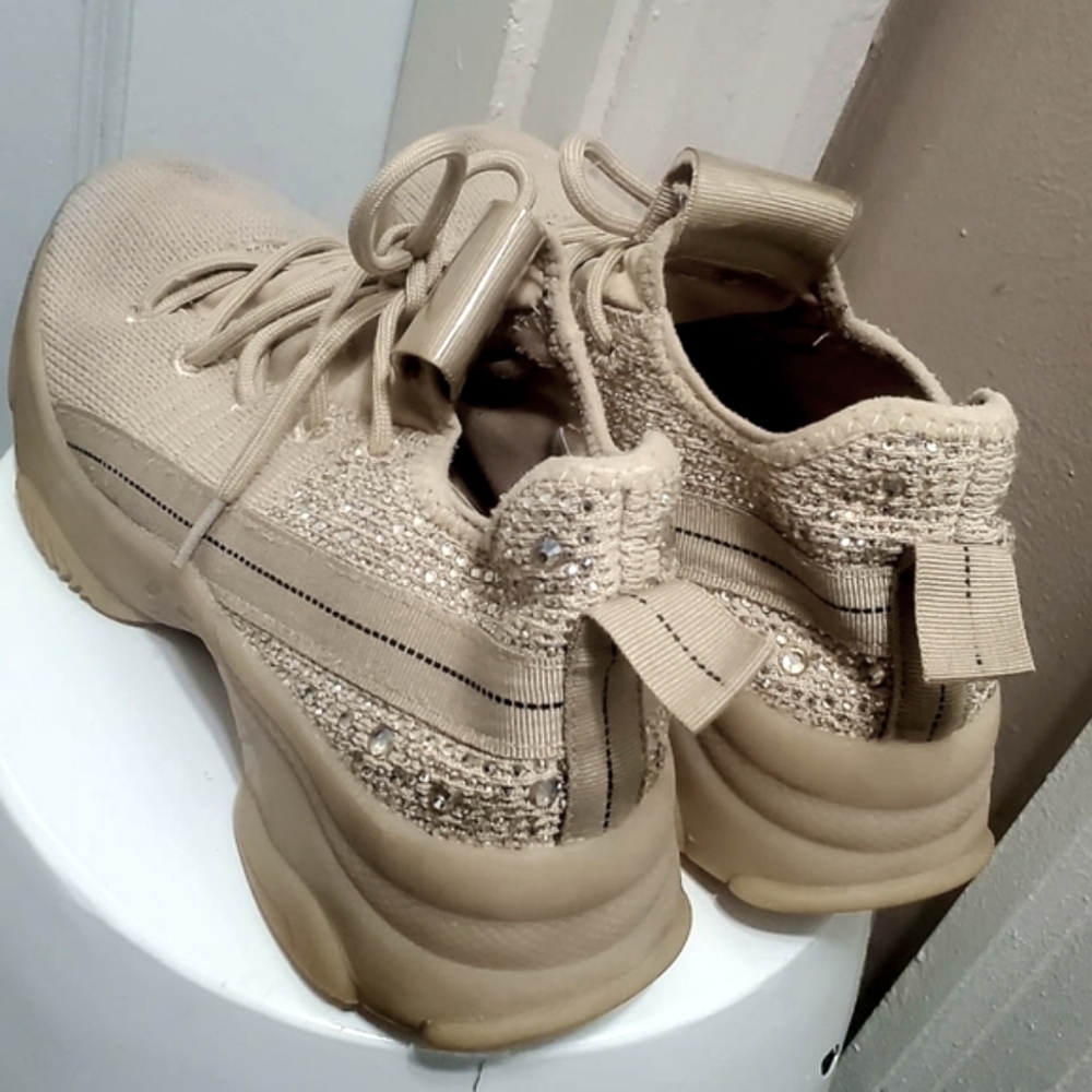 Women Casual Maxima Blush Multi Textile Lace-up Sneakers Size 7 🌴✌️